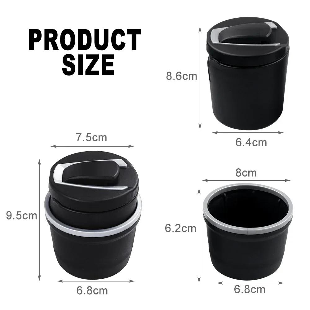 FIT Car New Honda Car Ashtrays Portable Car Auto LED Light Cigarette Cigar Ash Cylinder For Honda Civic City Cry Accord CB500 C