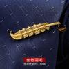 Gift Box Men'S Gold Silver Tie Clip Business Wedding Pin Simple Korean Version Security Fashion Collar Clip