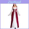 Elegant Greek Goddess Inspired Costume For Women Vintage Royal Stage Performance Wear