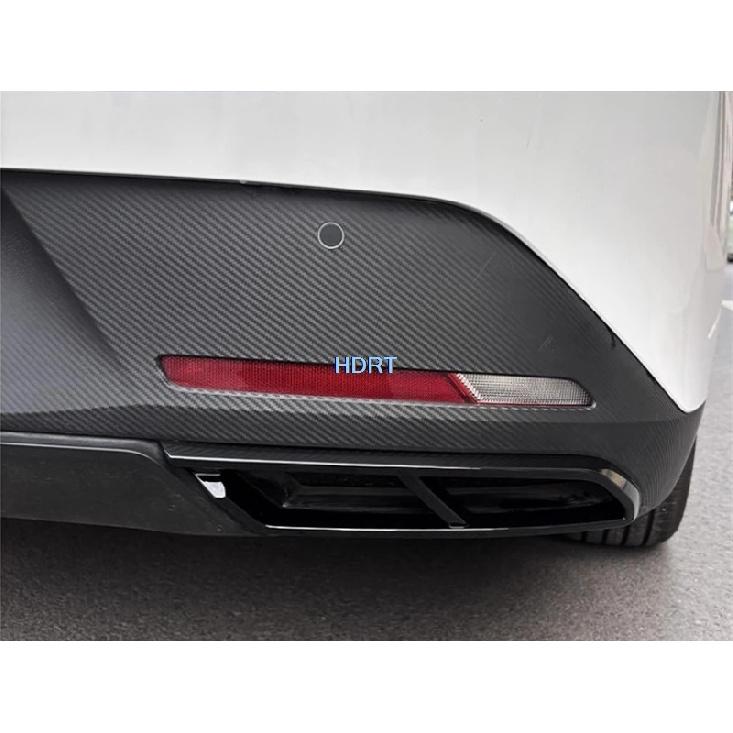 Fit For Changan Lamore/Eado 3th  + Car Style Rear Bumper Lip Exhaust Pipe Tail Throat Cover Protector Decoration Accessories