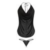 Women's Backless Cami Comfy Lingerie Costume Set for Summer