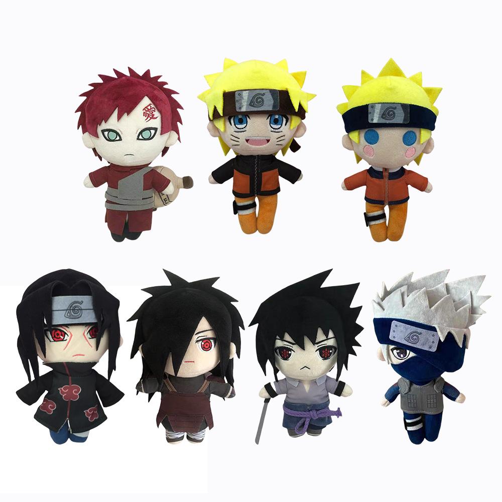 Naruto Hatake Kakashi Gaara Uchiha Itachi Uchiha Madara Uchiha Sasuke 20Cm Plush Doll Figure