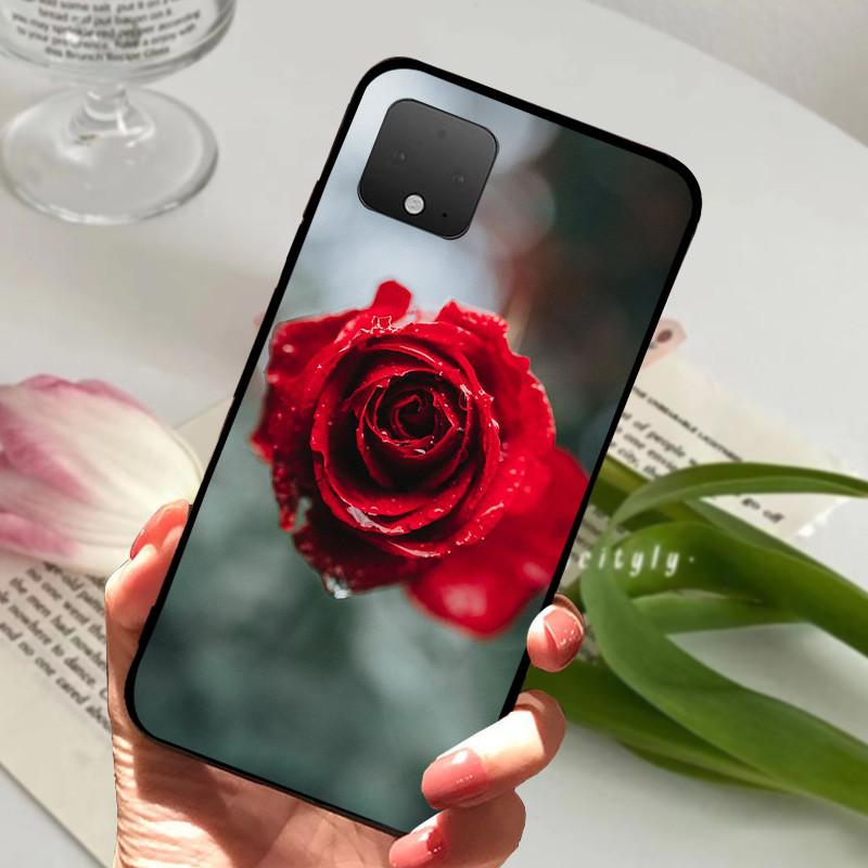 Case For Google Pixel 4A 5G Silicone Soft TPU Black Phone Cover For Google Pixel 5 XL 5G Protective Fundas Cases Luxury Coque