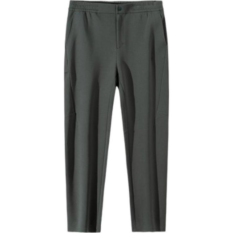 

Anta All-Weather Series High-Elastic Casual Mid-Waist Knitted Sports Pants Men Bottoms Graphite-Gray 152510306-1 M