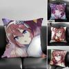1pc Anime MIHONO BOURBON Pillow Case Fashion Square Pillowcase Bedroom Sofa Room Ins Decoration Leisure