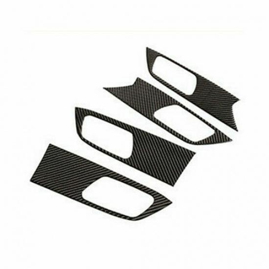 For Honda Accord 2013-2017 Real Carbon Fiber Interior Door Handle Cover Trim Kit
