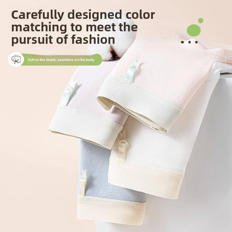 Lady Spring Cotton 7A Antibacterial Extended Crotch Breathable Belly Non Scar Waist Triangle Briefs