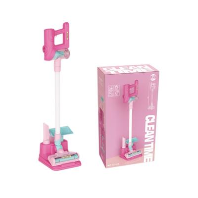 Electric Mini Vacuum Cleaner Simulation Housework Dust Catcher with Light and Music Educational Pretend Play Toys for Kids Gifts