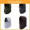 Cappello invernale unisex in pile con protezione per il viso e scaldacollo per adulti