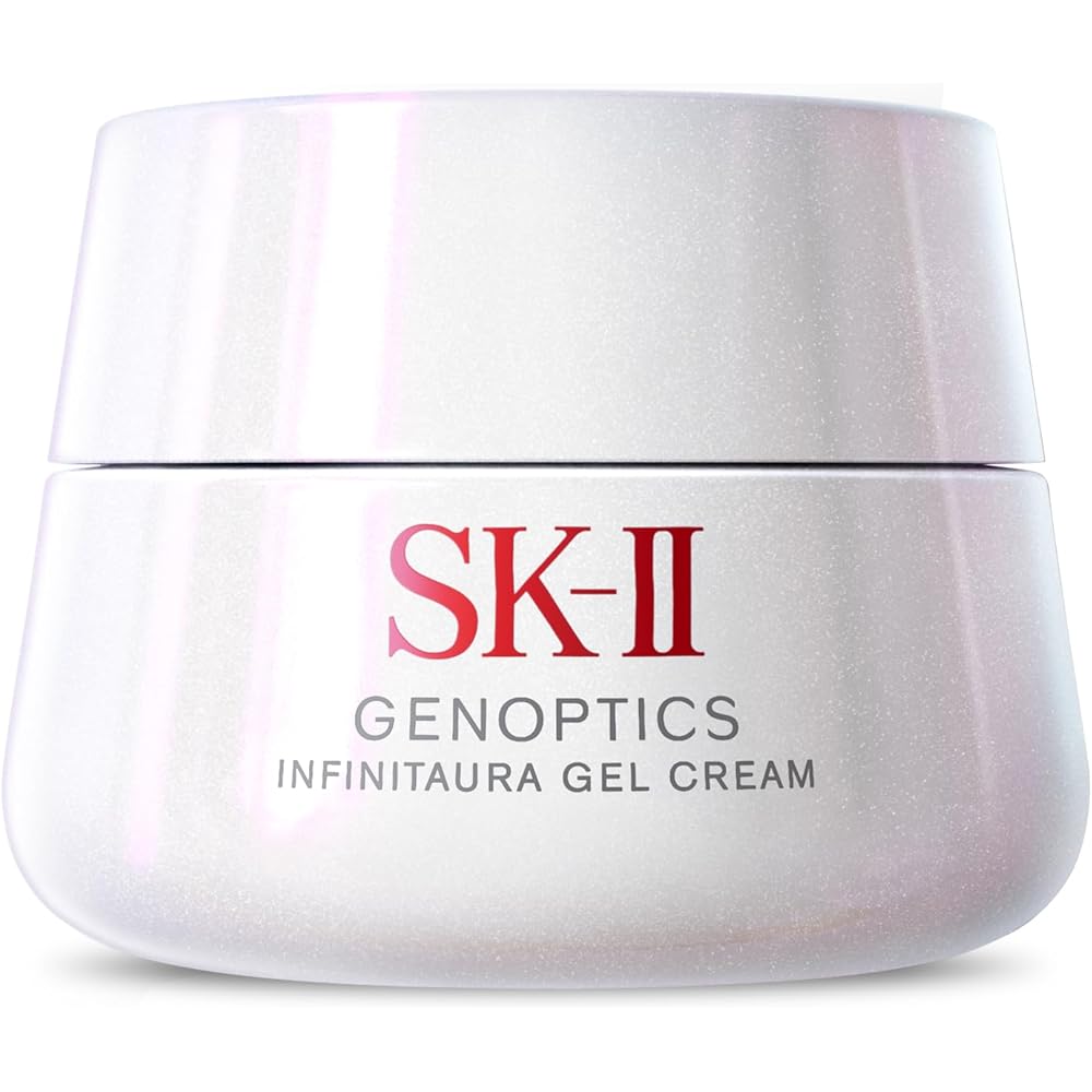 SK-II Official Store | New Release | Face Cream | GenOptics Infinite Aura Gel Cream 50g | Dryness, Whitening, Moisturizing | White Floral Scent | Cont