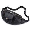 A Multi-functional Men's Waist Bag with A High-end Feel, Large-capacity Genuine Leather Motorcycle Chest Bag
