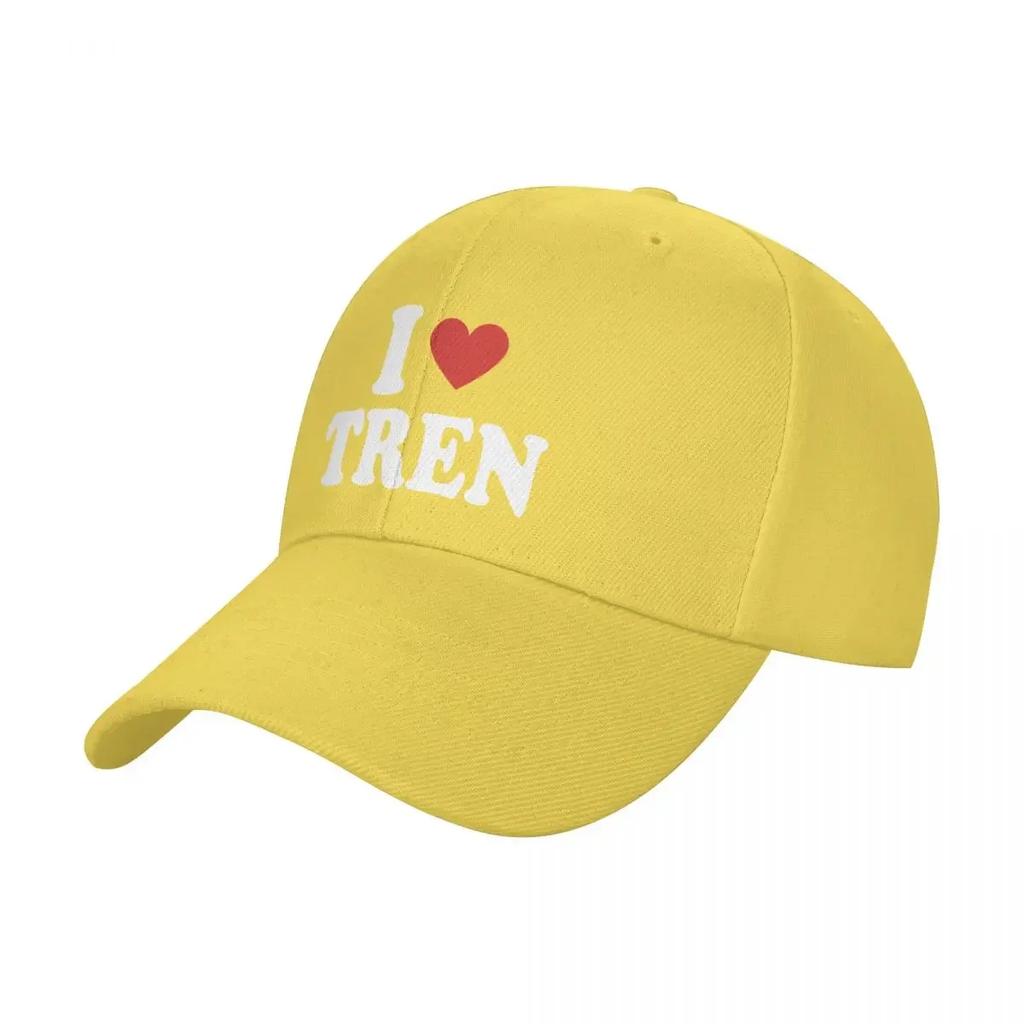 Ich liebe Tren Baseballkappe Golfhut Unisex Golf benutzerdefinierte Kappen Trucker-Kappe Kappen für Unisex Damen