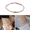 Pulseira de peixe de fio vermelho para mulheres peixe fofo fio azul pulseira ajustável joias artesanais joias étnicas minimalistas