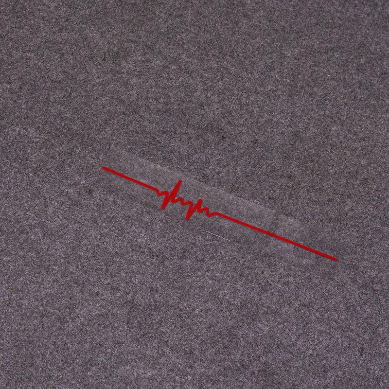 40X6.1cm 1 Stück EKG-Streifen Autoaufkleber Vinyl Wasserdichte Aufkleber Cool Laser Reflektierend Autoaufkleber Dekor Zubehör