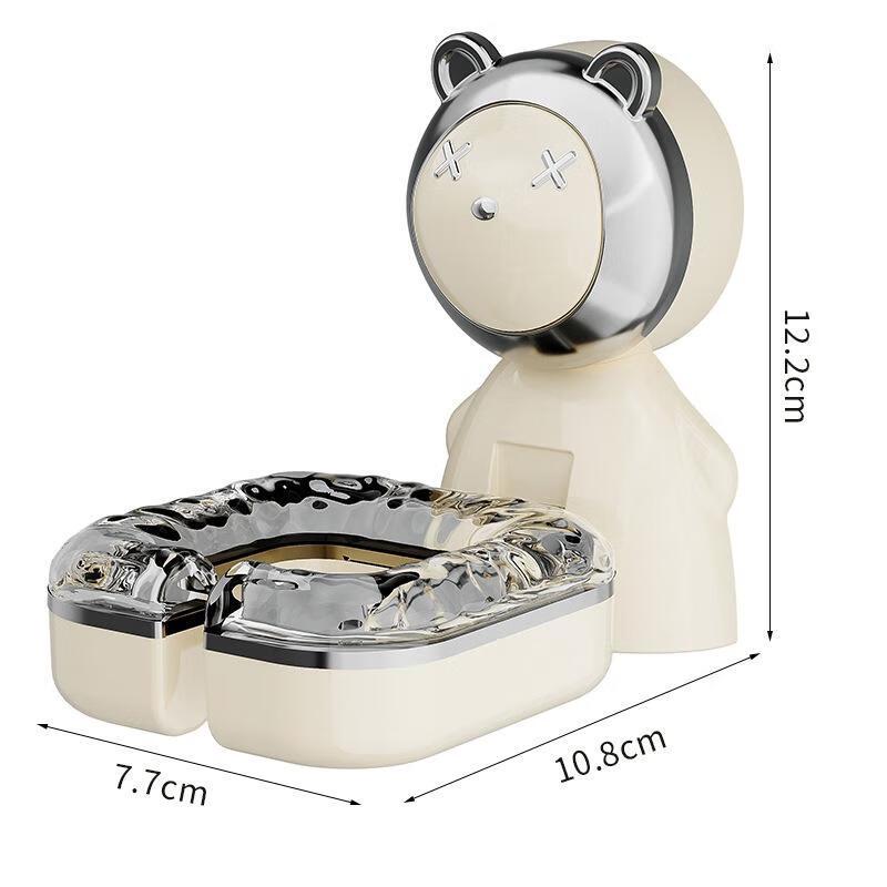 

JINGRUIXIANG Light Luxury Wall-Mounted Hair Dryer Holder