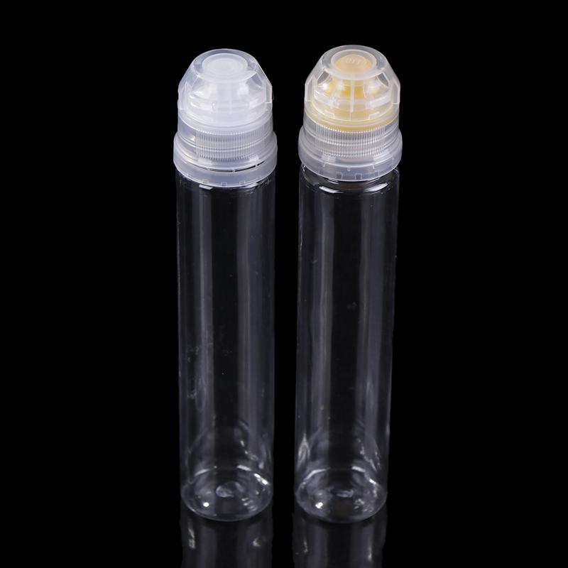10Pcs Plastic Bottle Push Pull Replacement Caps Reusable Portable Paste Packaging Bottle