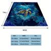 1pc Ultra-Soft Sea Turtle Flannel Blanket - Lightweight & Warm, Perfect for Sofa, Travel, & More - Vivid Digital Print
