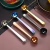 2in1 Stainless Steel Coffee Spoon Sealing Clip Silver Kitchen Accessories Espresso Receiver Bowl Decoration Coffee Maker