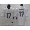 Miami Dolphins NFL Football Jersey T-Shirt Men Cotton Blend Sportswear With Embroidered Player Numbers 1 10 17