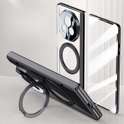 Suitable for Honor Magic V3 Mobile Phone Case Film Integrated Anti-fall Rotating Bracket Full-inclusive Hinge Spring Creative Shell