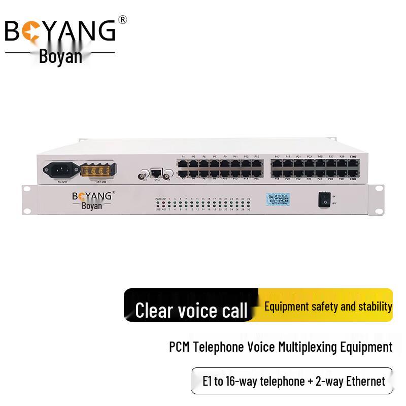 Boyang E1 PCM Voice and Data Multiplexers