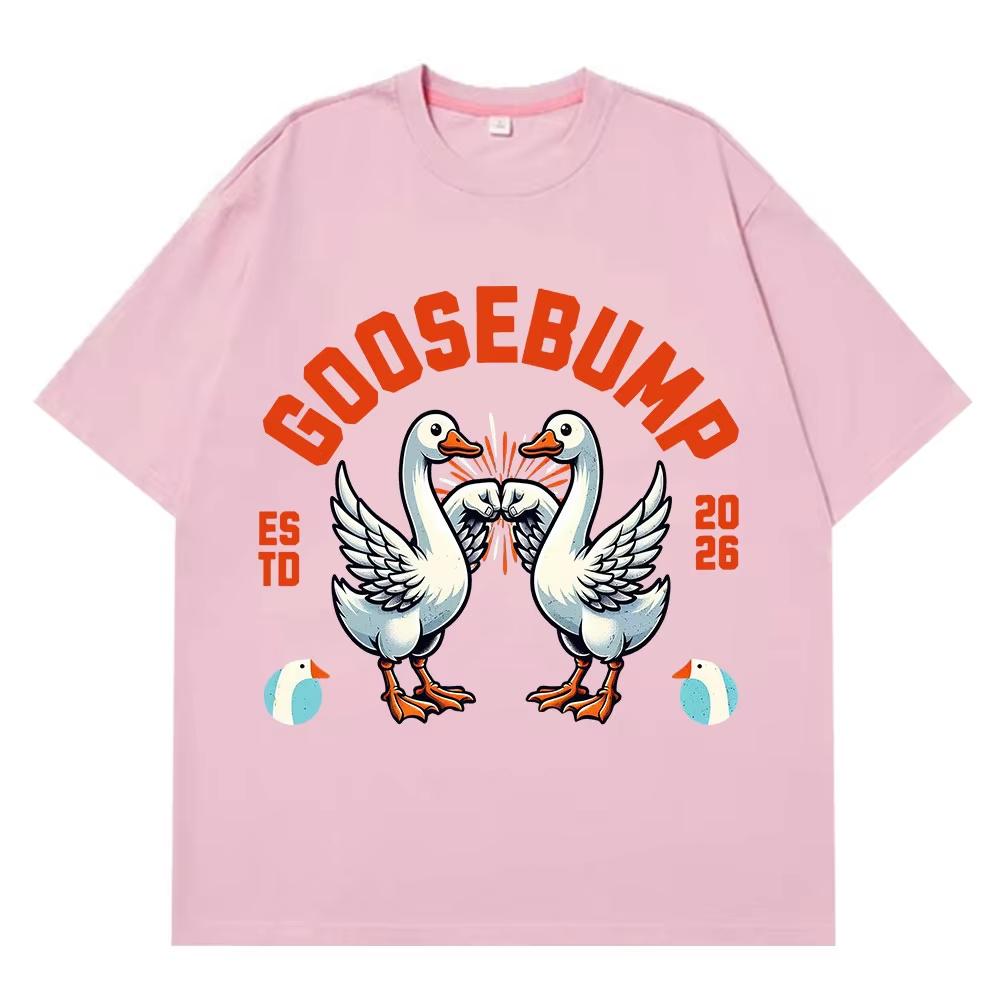 Funny Silly Goose Meme TShirt Men Women Hiphop Vintage Tshirt Shortsleeved Top Pure Cotton Hip Hop High Quality Tshirts