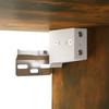 Wall Mounted TV Cabinets Set of 3 Smoked Oak Finish 100 X 34.5 X 40 Cm