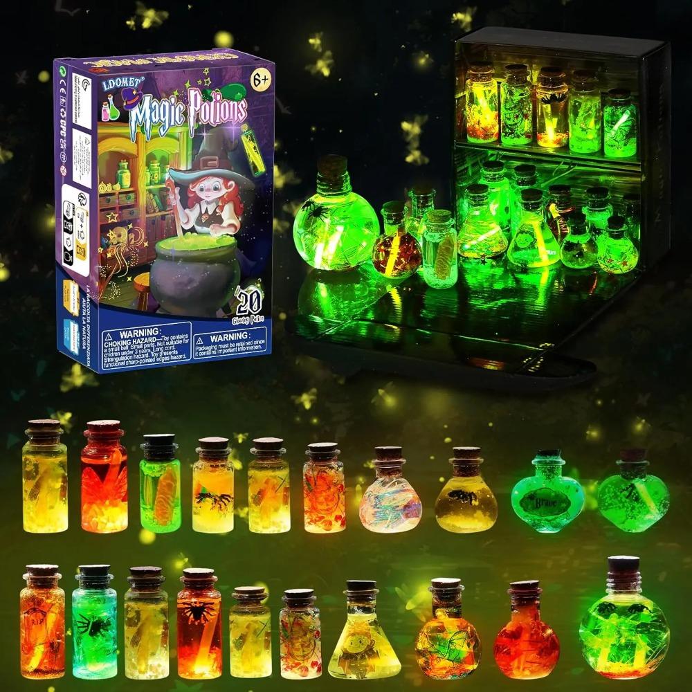DIY Fairy Magical Potions Kit Witches  Magical Color Changing Freezing Potions Art Craft Kit Science Experiments Games Kid Craft China Mainland