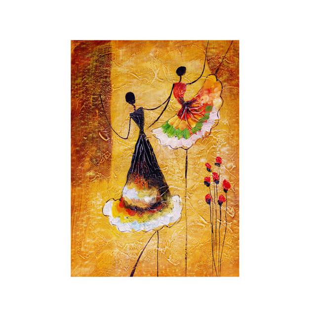 

Абстрактная девушка танцует балет, картина маслом на холсте, красочные постеры и принты, настенные художественные фотографии, домашний декор для гостиной, без рамки 21cm×30cm NoFrame