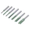 7Pcs Straight Router Bit Round Shank Milling Cutter Tool Set Kit for Woodworking