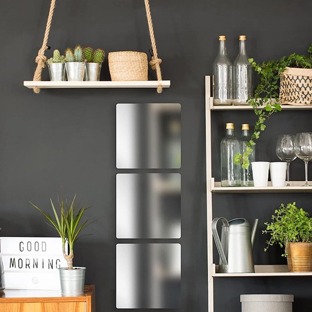 Home Room Decor Specchio da parete in plastica flessibile