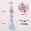 Double Heart Knot Pendant DIY Wearable Bead Jewelry Handmade Weaving Chinese Style Su Bag Hanging Phone Hanging