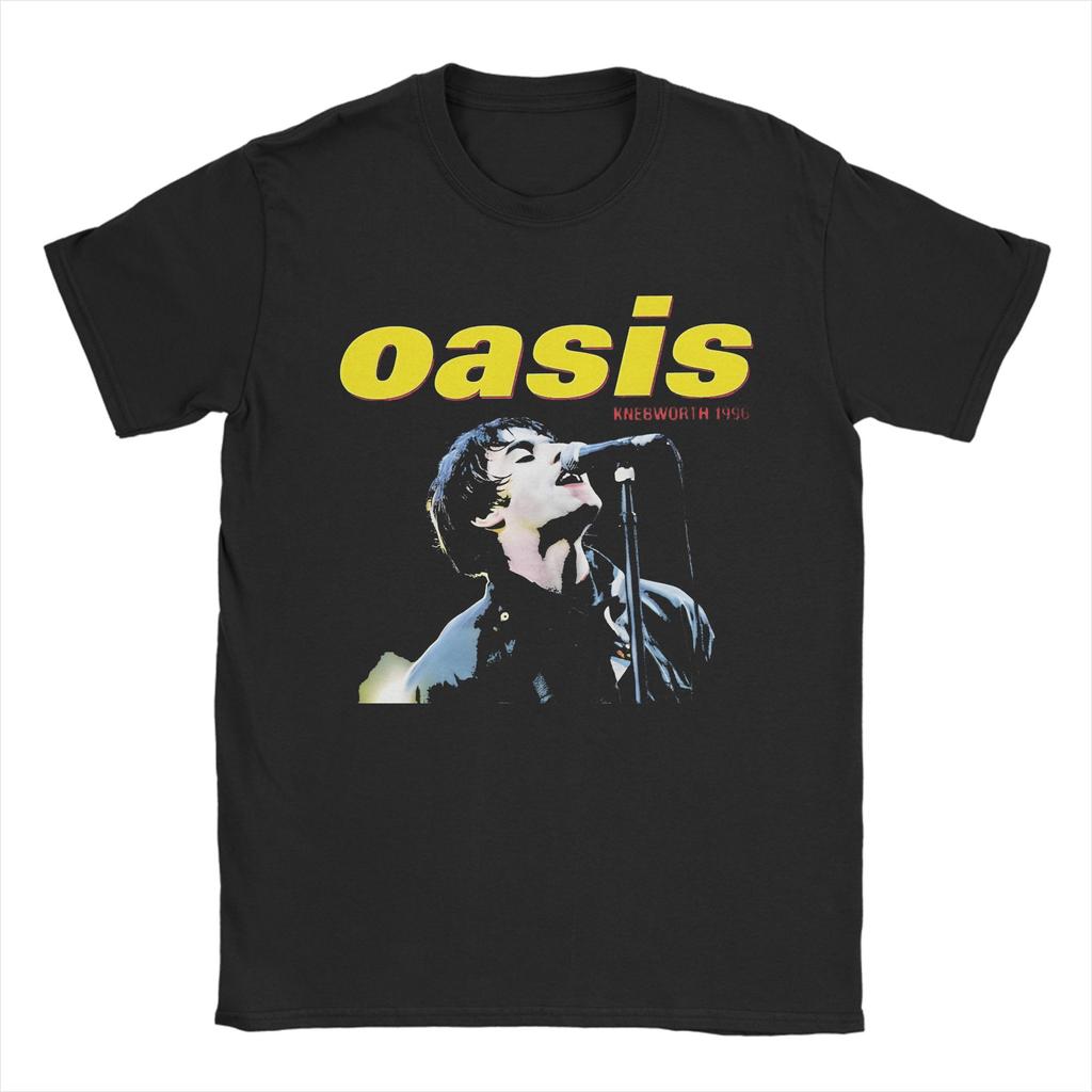 Funny O-Oasis Definitely Maybe T Shirt Men's Cotton Short Sleeve O-neck Summer Top Tee