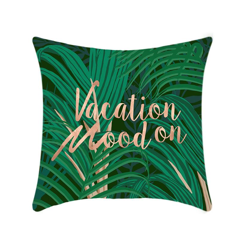 

New Summer Dark Sofa Pillow Case Home Car Creative Nap Pillow double-sided 45 * 45 (excluding pillow core)