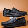 Leather shoes men's breathable soft-soled men's shoes men's outdoor business versatile high-end leather shoes