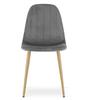 PADVA Chair - Dark Grey Velvet / Oak Legs X 2