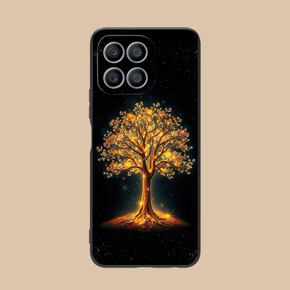 World Life Tree Mobile Phone Case for Honor 90 80 70 60 50 30 20 10 9 8 7 Pro S SE Lite 5G Colorful Printing Cover Cover Luxury