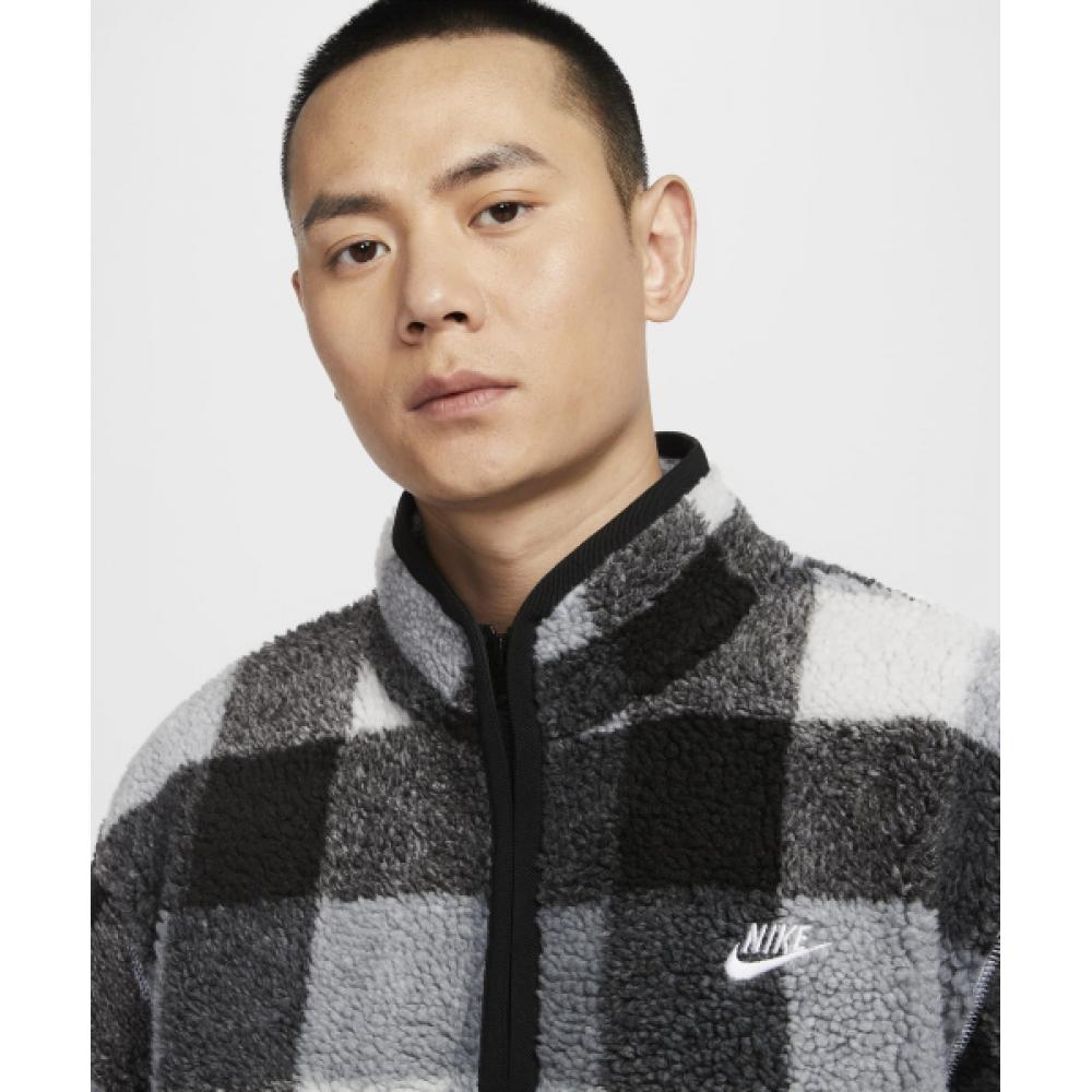 Nike Club Winterized Half Zip M   Schwarz  Weiß  Rauchgrau  Weiß Fz0898 010