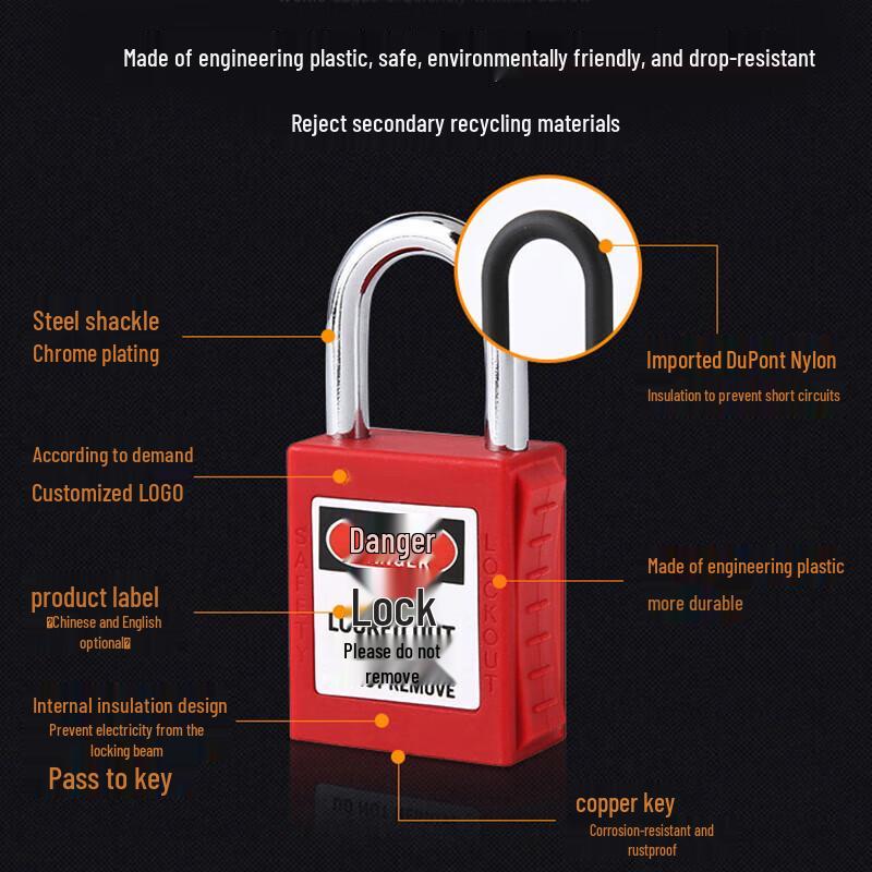 Bingyu 38mm Industrial Safety Padlock