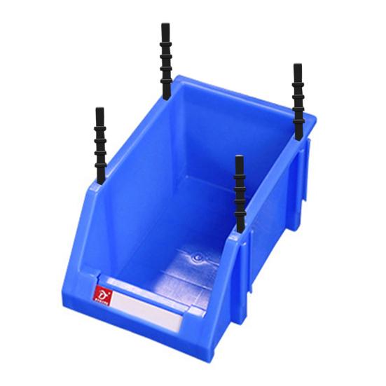Stackable Plastic Small Parts Container Box Shelf Screw Storage Bin Organizer