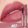 12 Colors Matte Lipstick Pen Waterproof Nude Lip Gloss Makeup Long Lasting Non-Stick Cup Sexy Women Velvet Red Lip Tint Cosmetic