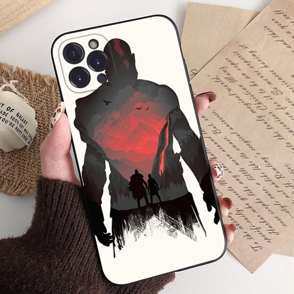 God of War Phone Case Silicone Soft for iphone 15 14 13 12 11 Pro Mini XS MAX 8 7 6 Plus X XS XR Cover