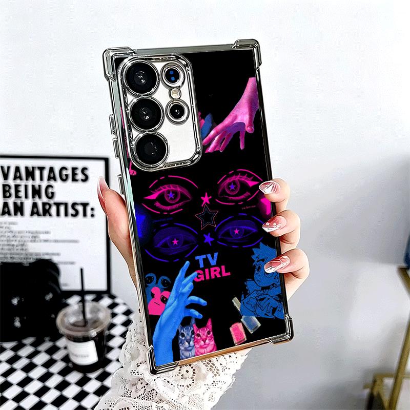 TV Girl Album Soft Phone Case For Samsung Galaxy S26 Ultra S25 Edge S24 FE S23 Plus S22 S21 + S20 Plating Anti-Fall Fundas