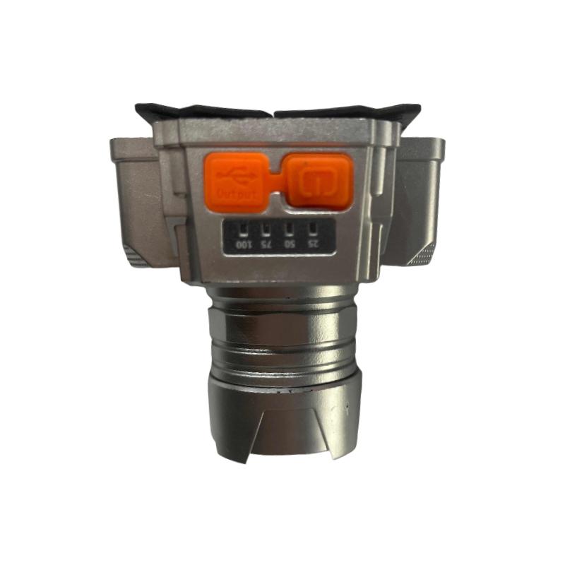 Portable Led Head-Mounted Flashlight Outdoor Waterproof Powerful Headlamp Usb Rechargeable Camping Lantern With Power Display