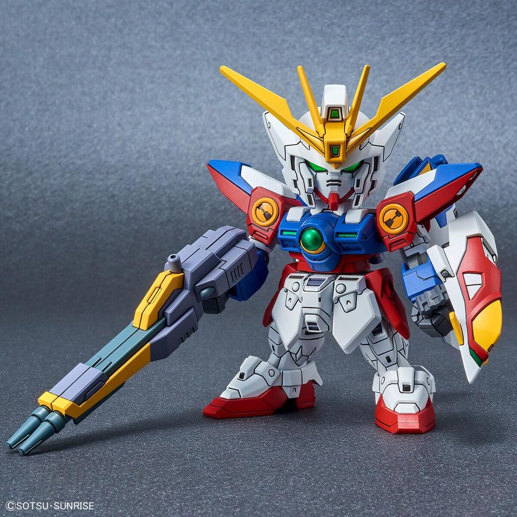 SD Gundam EX Standard Mobile Report Gundam W Wing Gundam Zero plastic model color-coded