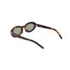 Saint Laurent Interwoven Letter Classic Series Vintage Style Oval Sunglasses Women Sunglasses SLM136/F-002
