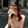 New Summer Empty Top Sun Hat Anti Uv Female Outdoor Visor Cap Casual Shade Hat Straw Wide Large Brim Beach Sunhat Lady