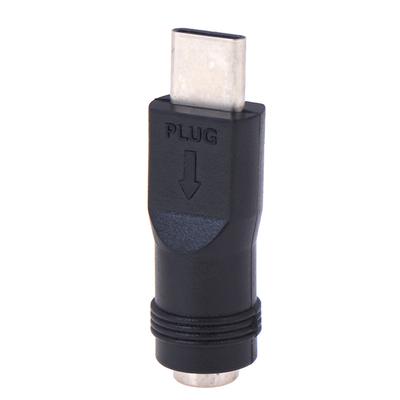 1Pcs 5.5*2.1Mm Female Jack To Type-C 3.1 Male Plug 90 / 180 Degrees Dc Adapter