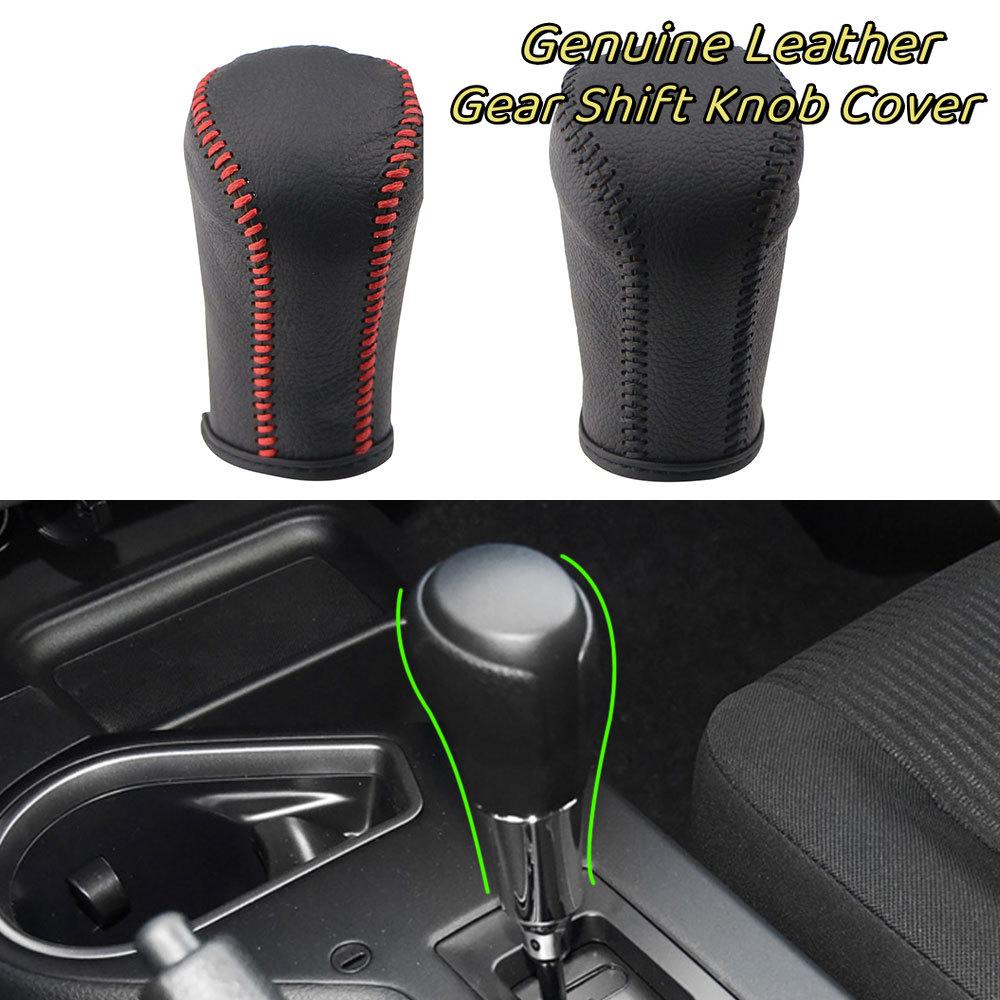 Leder-Schaltknaufabdeckung für Toyota Corolla Rav4 Rav 4 2014-2019 Automatische handgenähte DIY-Schaltmanschetten