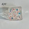 Decompression Toy Christmas Stress Cube for Anxiety Relief, Clear Squeeze Fidget Sensory Toy, Soft Stretchy Party Favors Stocking Stuffers